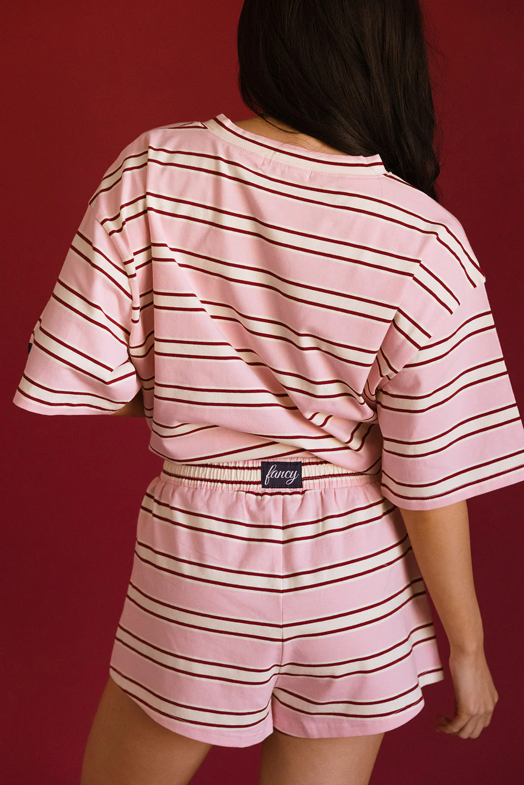 Fancy Button Shorts - Candy Cane Stripes - Image 14