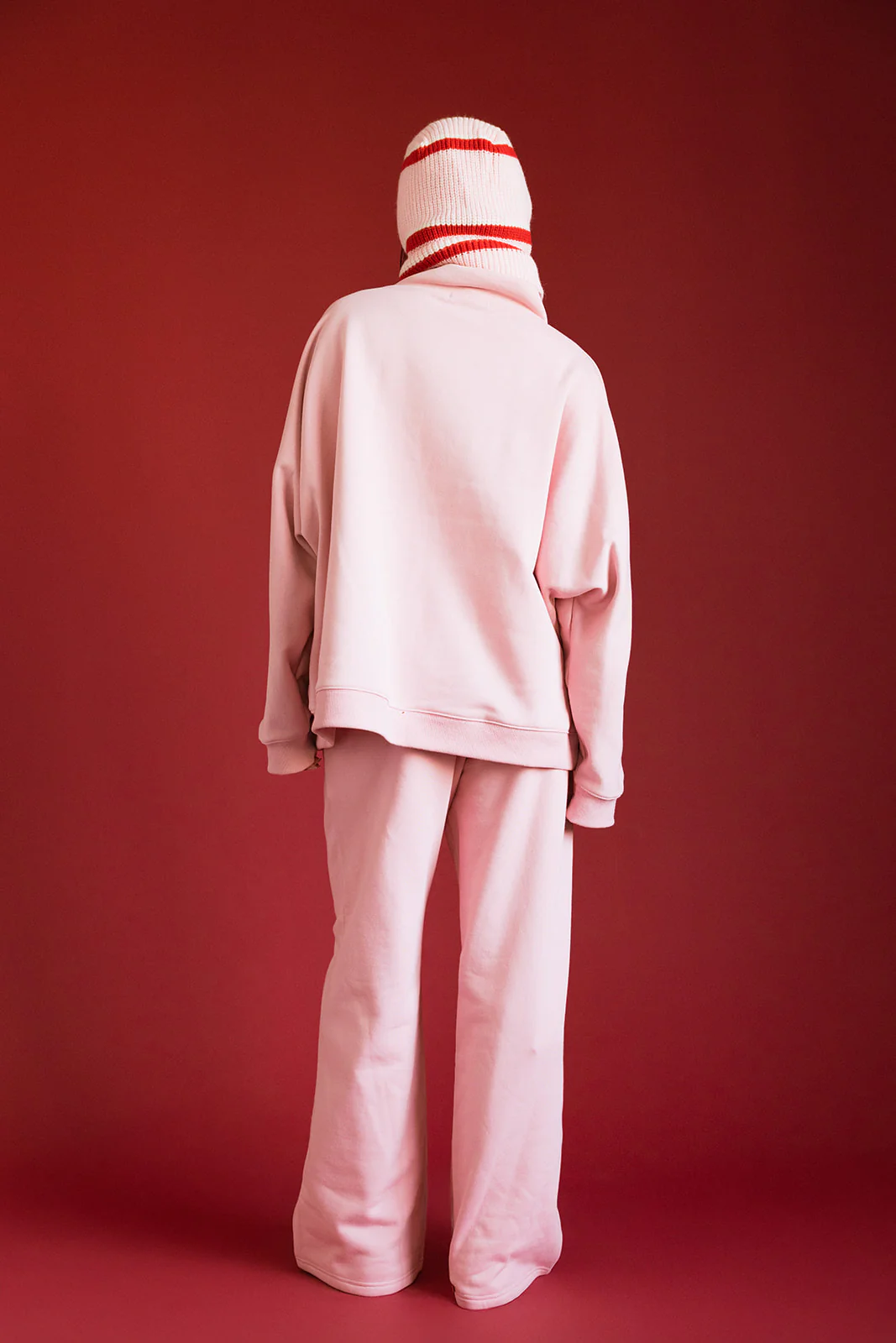 Fancy Fleece Wide Leg Sweatpants - Gumdrop - Image 5