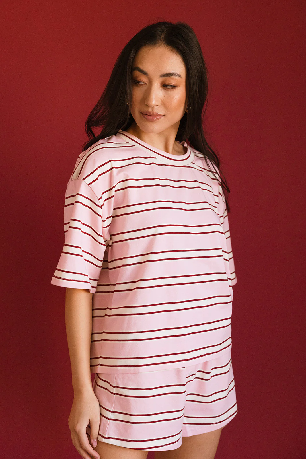 Fancy Short Sleeve Top - Candy Cane Stripes - Image 10