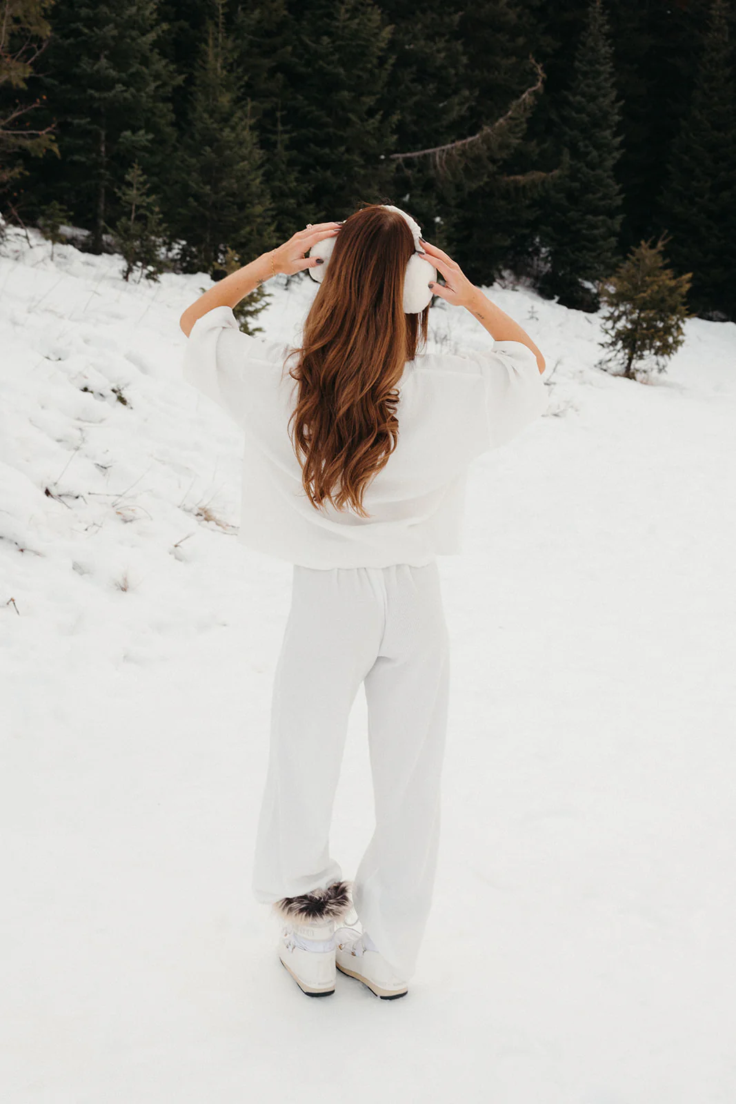 Fancy Waffle Short Sleeve - Snow White - Image 17