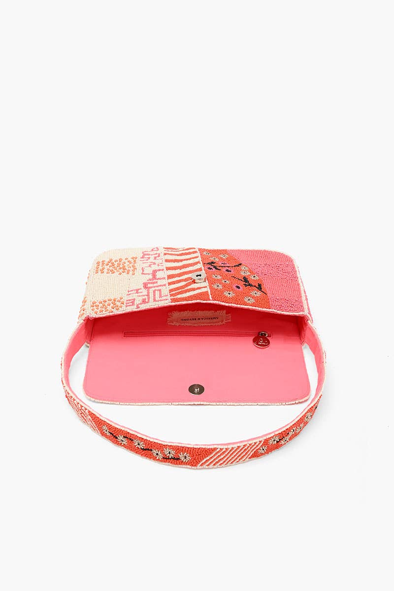 Tigerlily Beaded Shoulder Bag - Image 8
