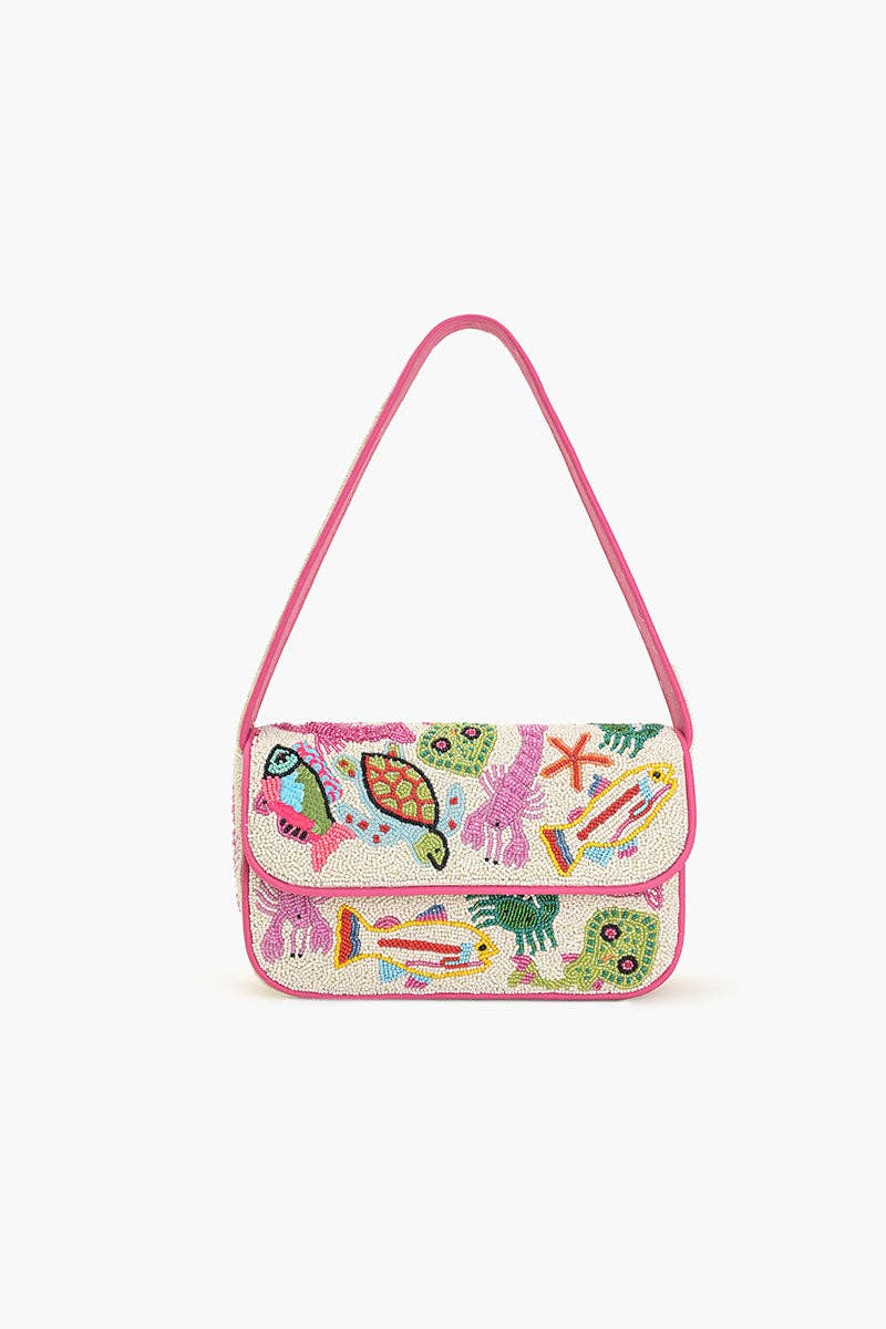 Underwater Tales Beaded Shoulder Bag - Image 3