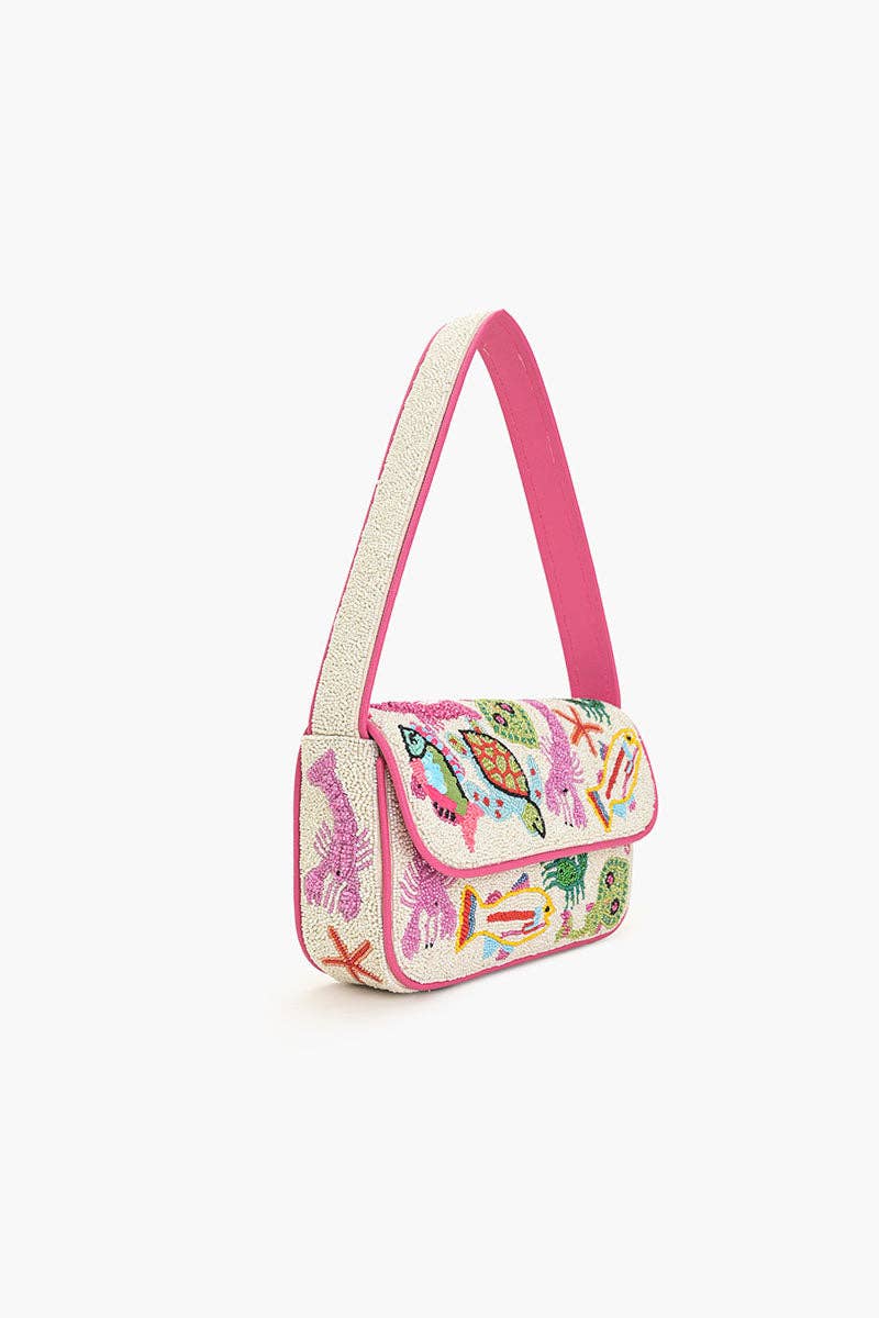 Underwater Tales Beaded Shoulder Bag - Image 6