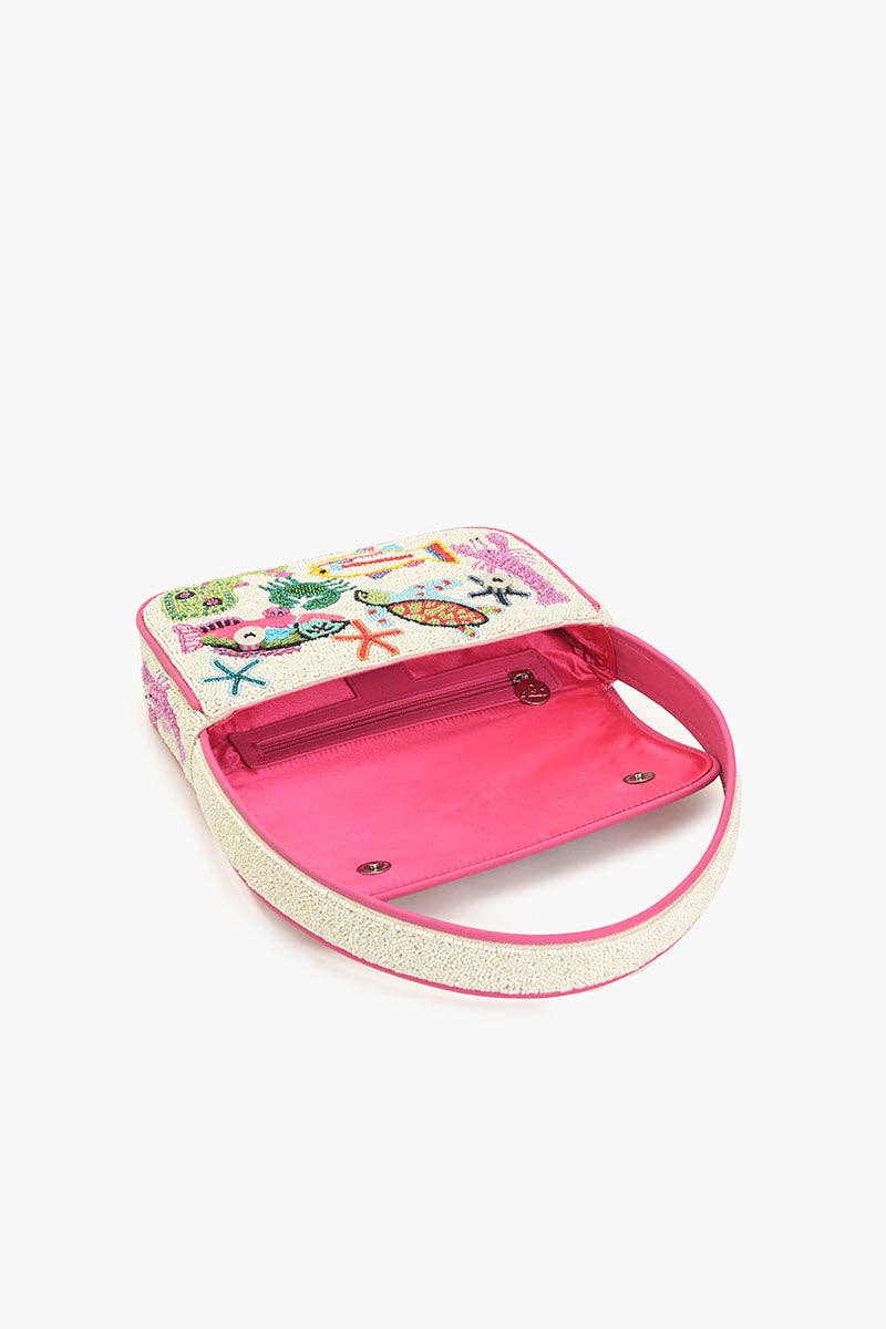 Underwater Tales Beaded Shoulder Bag - Image 7